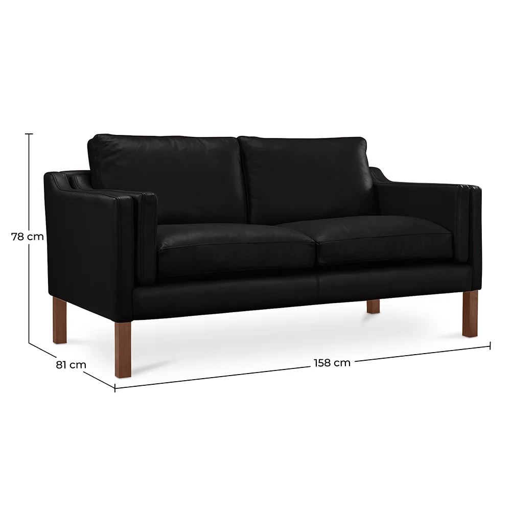 Sofa mit Kunstlederbezug - 2-Sitzer - Chaggai image 10