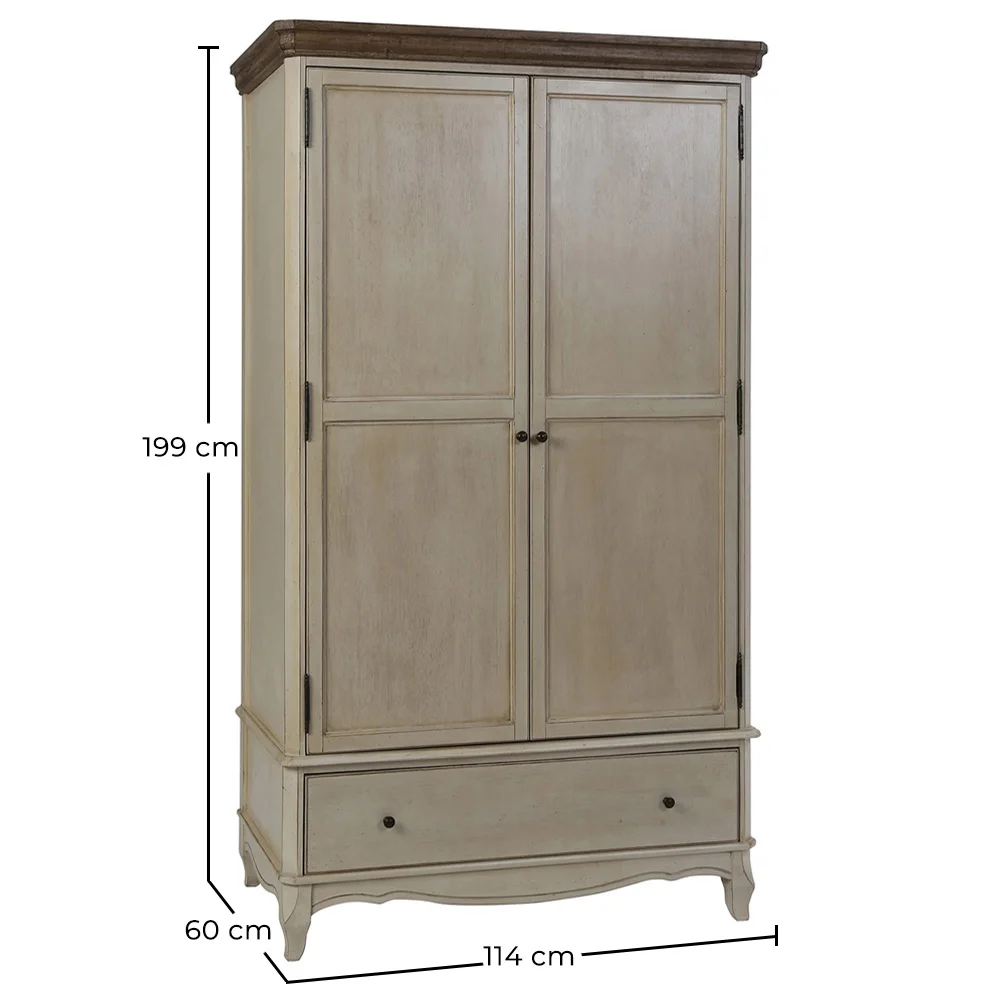 Landhausstil Kleiderschrank - Holz image 10