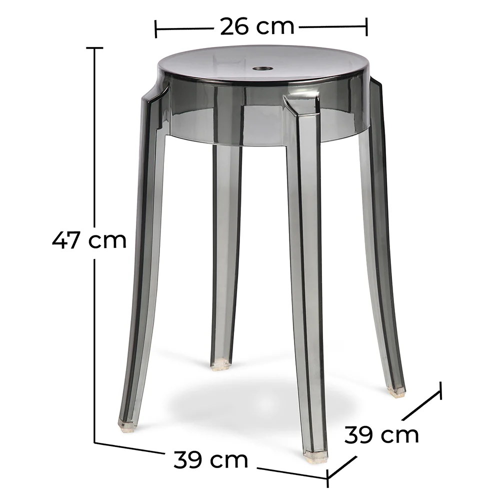 Barhocker Design Transparent - 47cm - Victoria Queen image 10