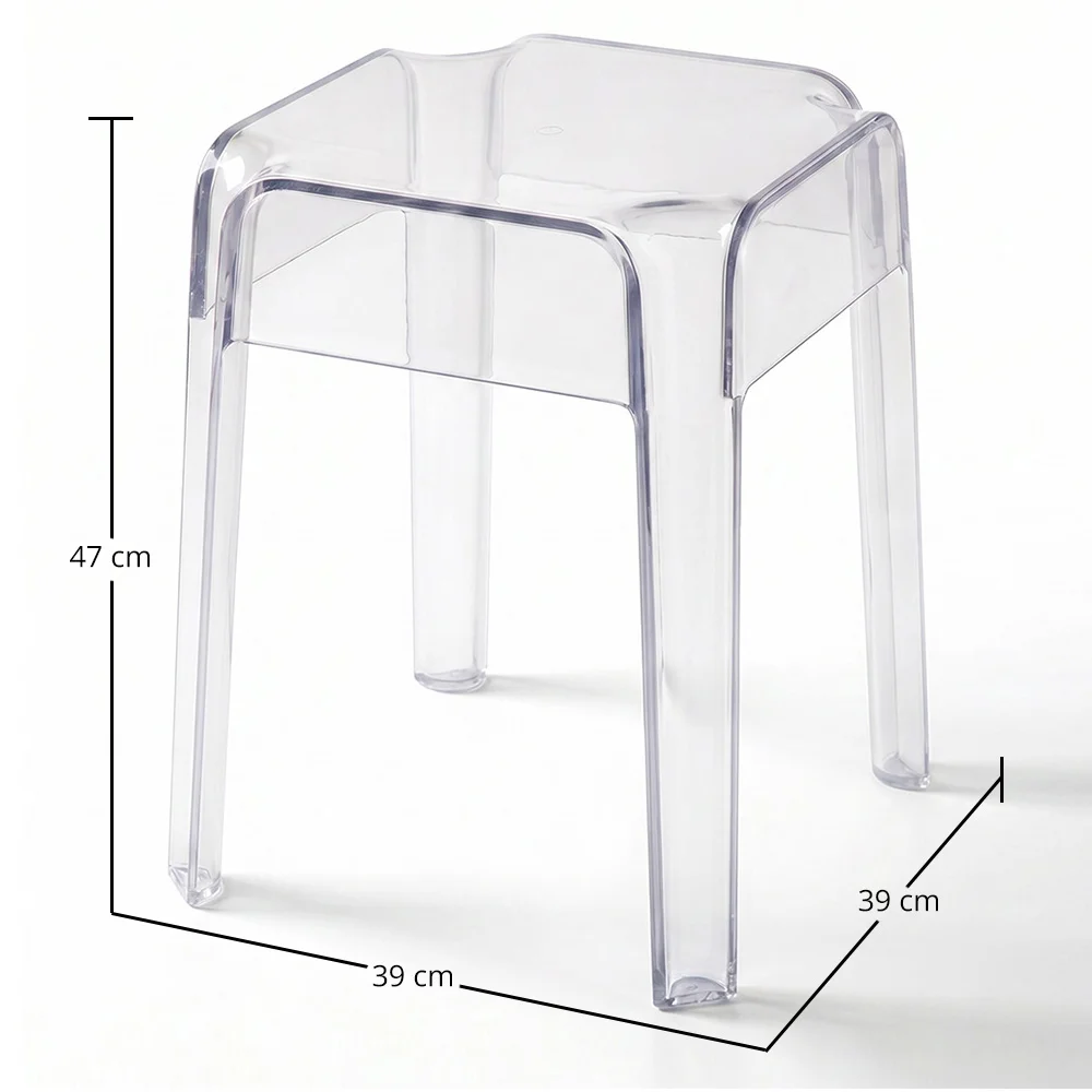 Hocker Niedrig Transparent - 47cm - Victoria Queen image 10