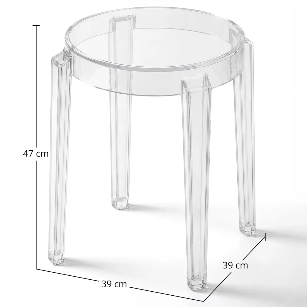 Hocker Niedrig Transparent - 47cm - Arthur image 10