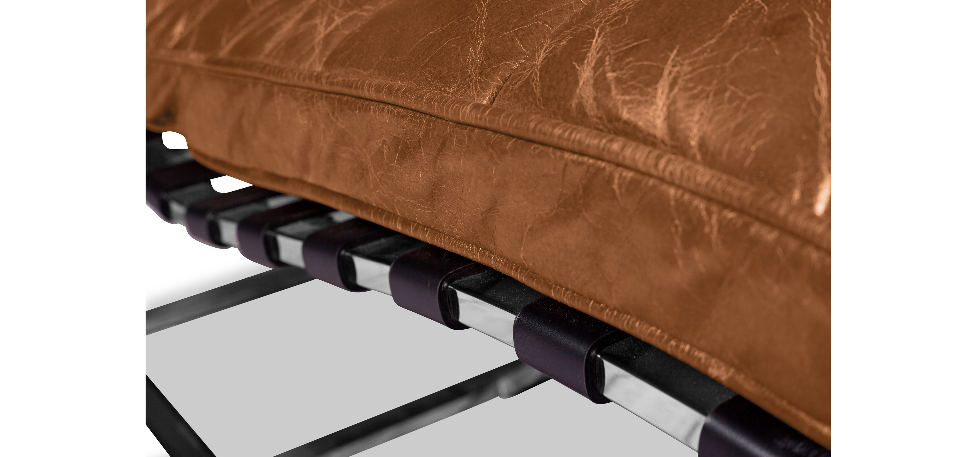 Vintage Liegestuhl - Hochwertiges Leder