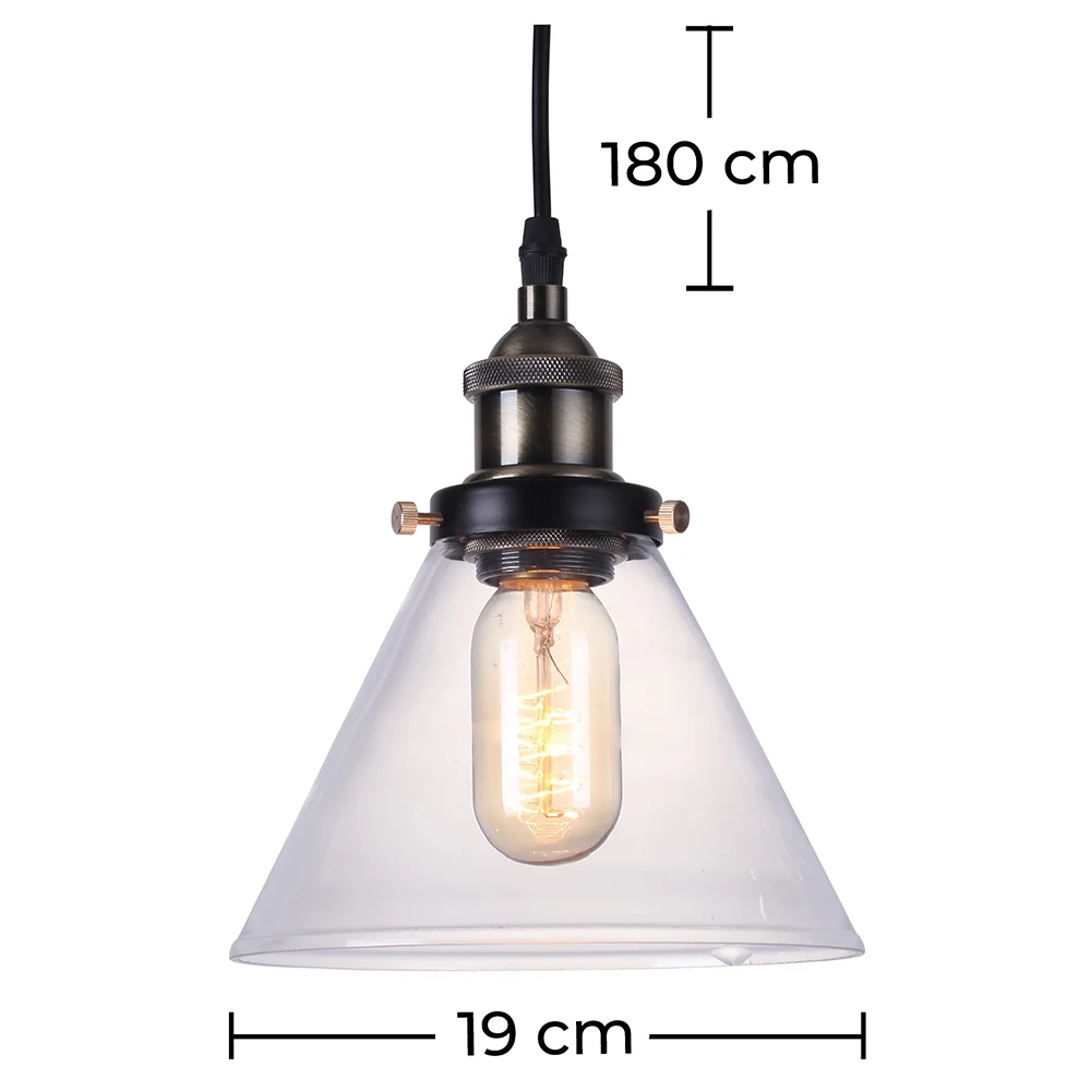 Deckenlampe - Industrie-Design-Pendelleuchte - Hannah image 10