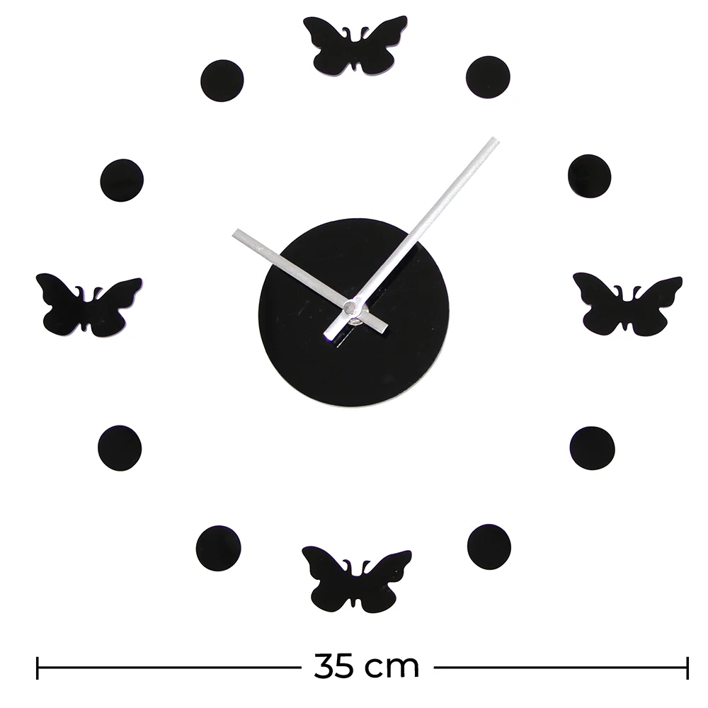 4 Schmetterlinge Wanduhr image 10