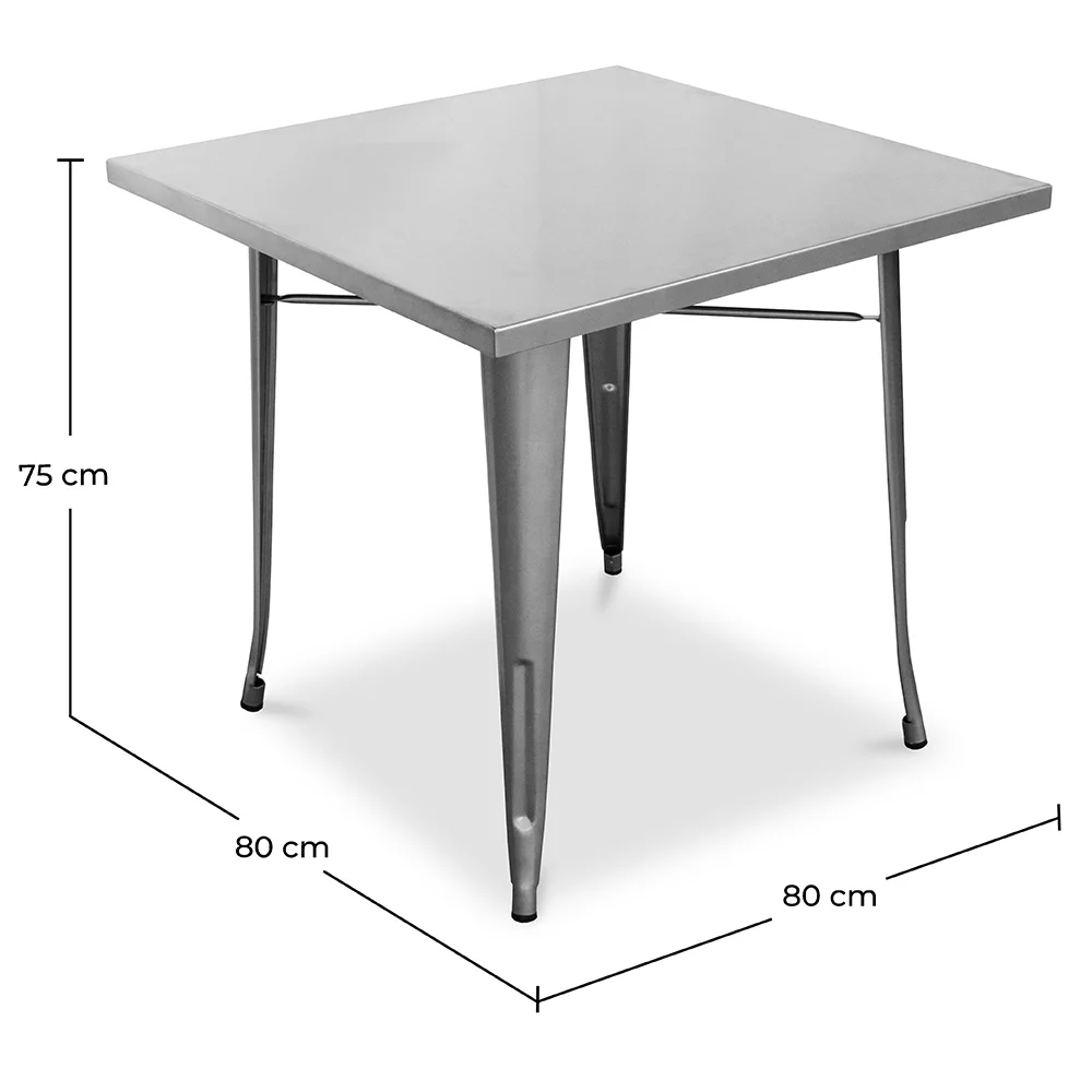 Quadratischer Esstisch im Industriedesign - Stylix image 10