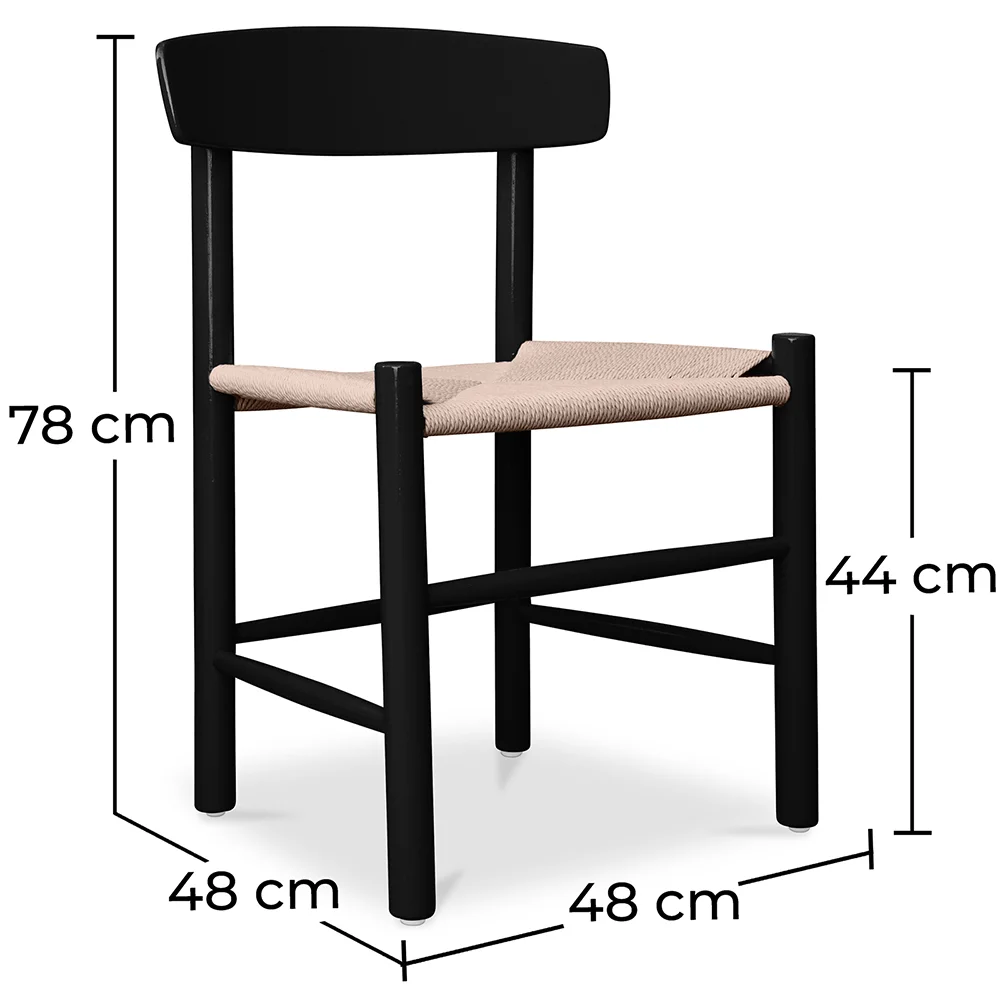 Esszimmerstuhl aus Holz - Skandinavischer Stil - Batschewa image 10