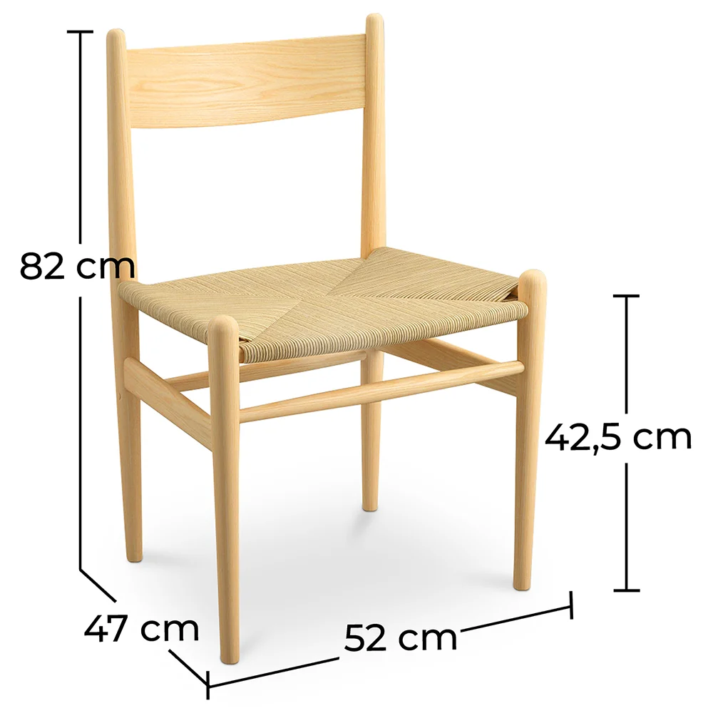 Esszimmerstuhl aus Holz - Retro Design - Cawi image 10