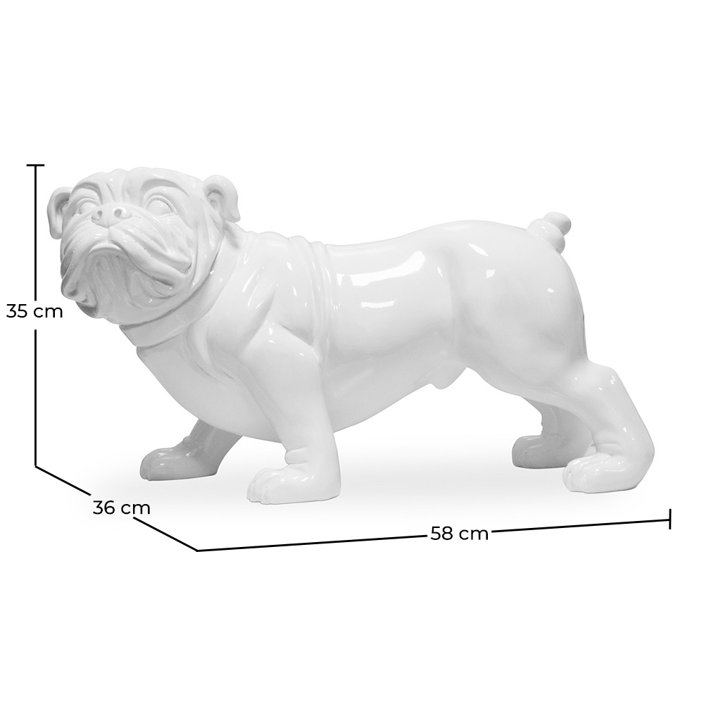 Dekorative Skulptur Design Bulldogge - Resin image 10