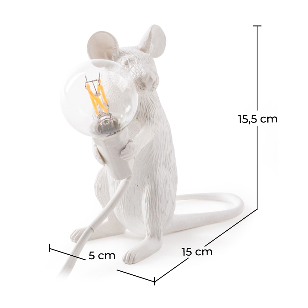 Tischlampe - Maus Ratte Kinderlampe - Resina image 10