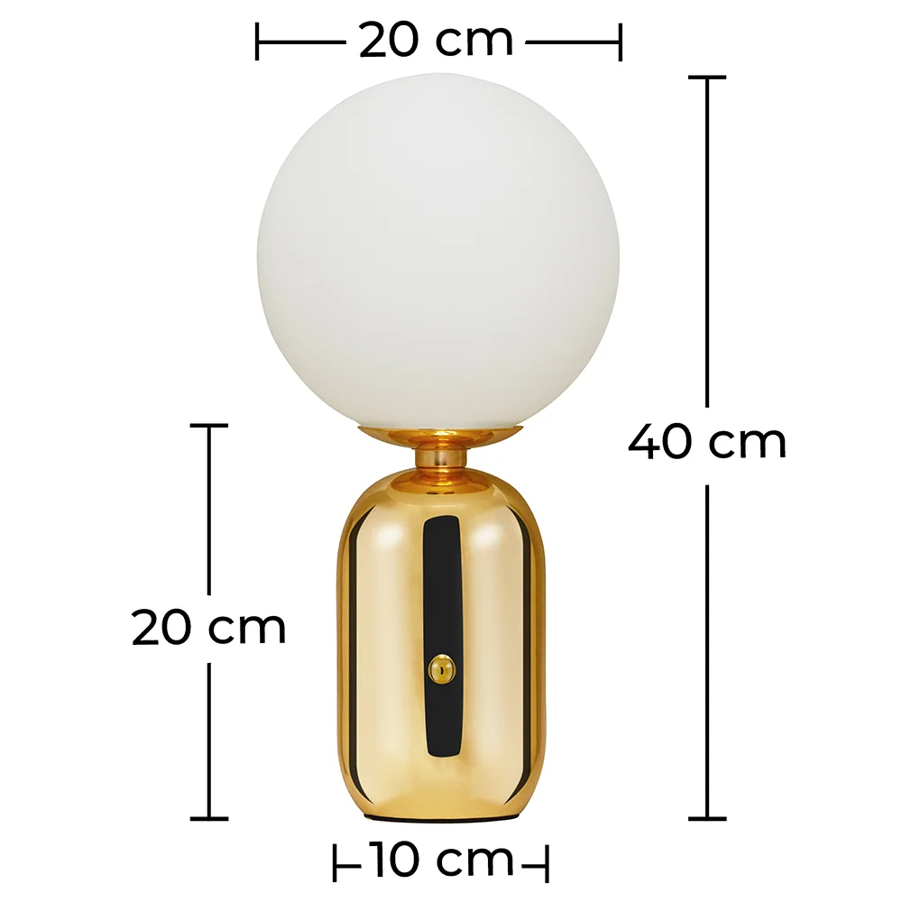 Tischlampe - Wohnzimmerlampe - Kugel-Design - Party image 10