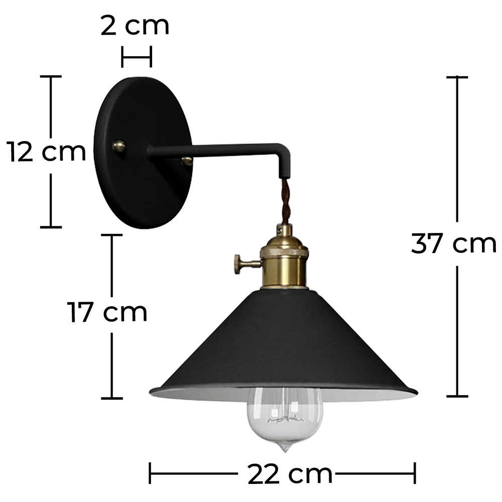 Wandlampe - Vintage-Design - Curie image 10