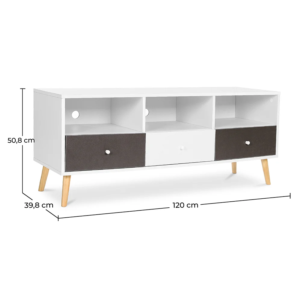 Holz-TV-Konsole - Skandinavisches Design - Egil image 10
