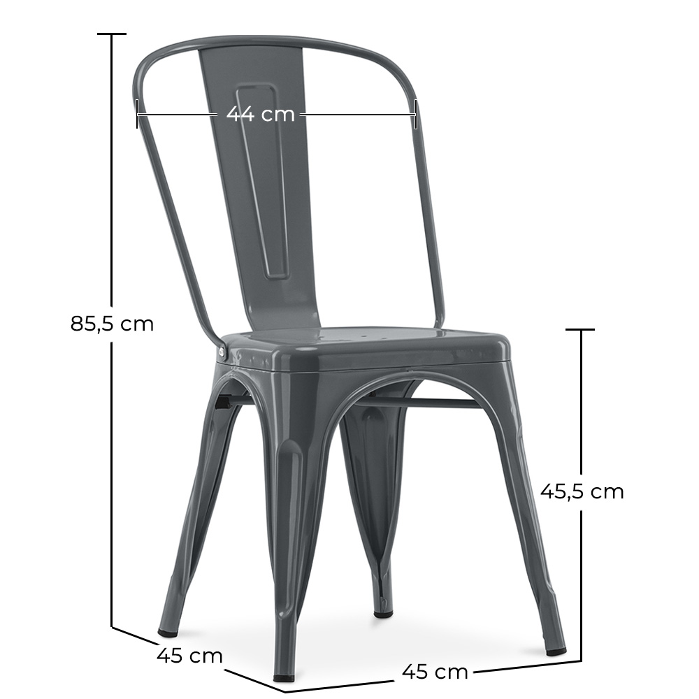 Stahl Esszimmerstuhl - Industriedesign - Neue Ausgabe - Stylix image 10