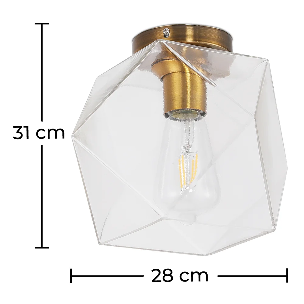 Deckenlampe aus Kristall - Retro-Design-Deckenleuchte - Avo image 10