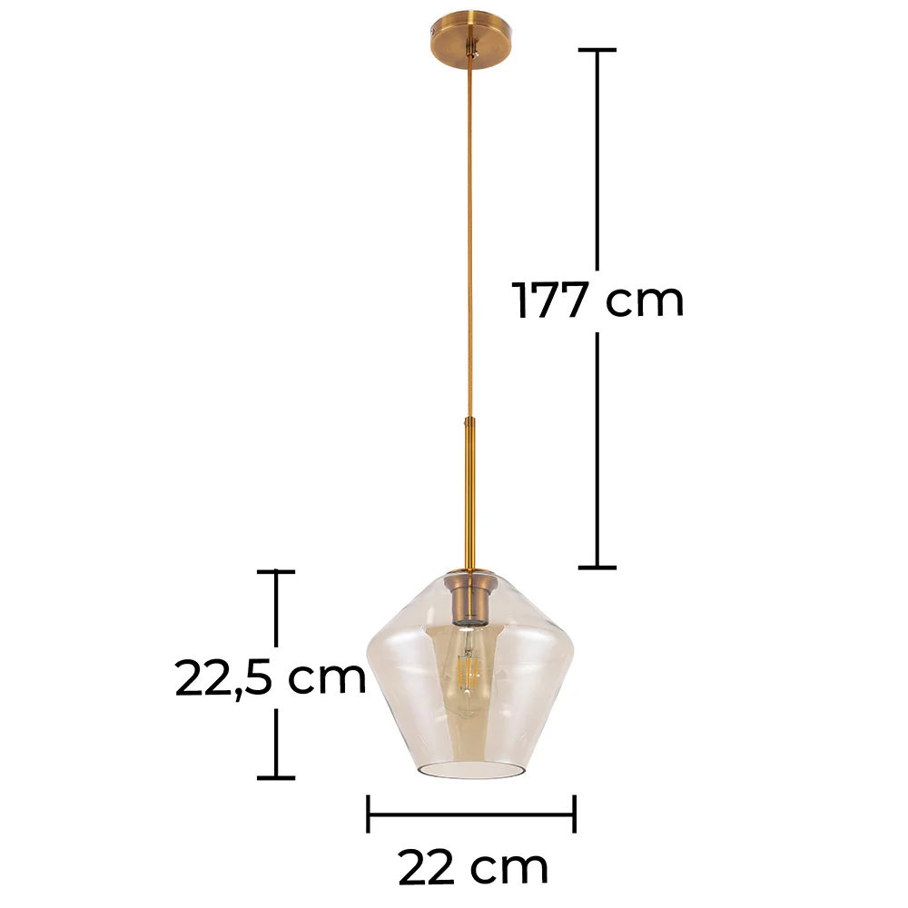 Kristall-Deckenlampe - Diamant-Design-Pendelleuchte - Alon image 10