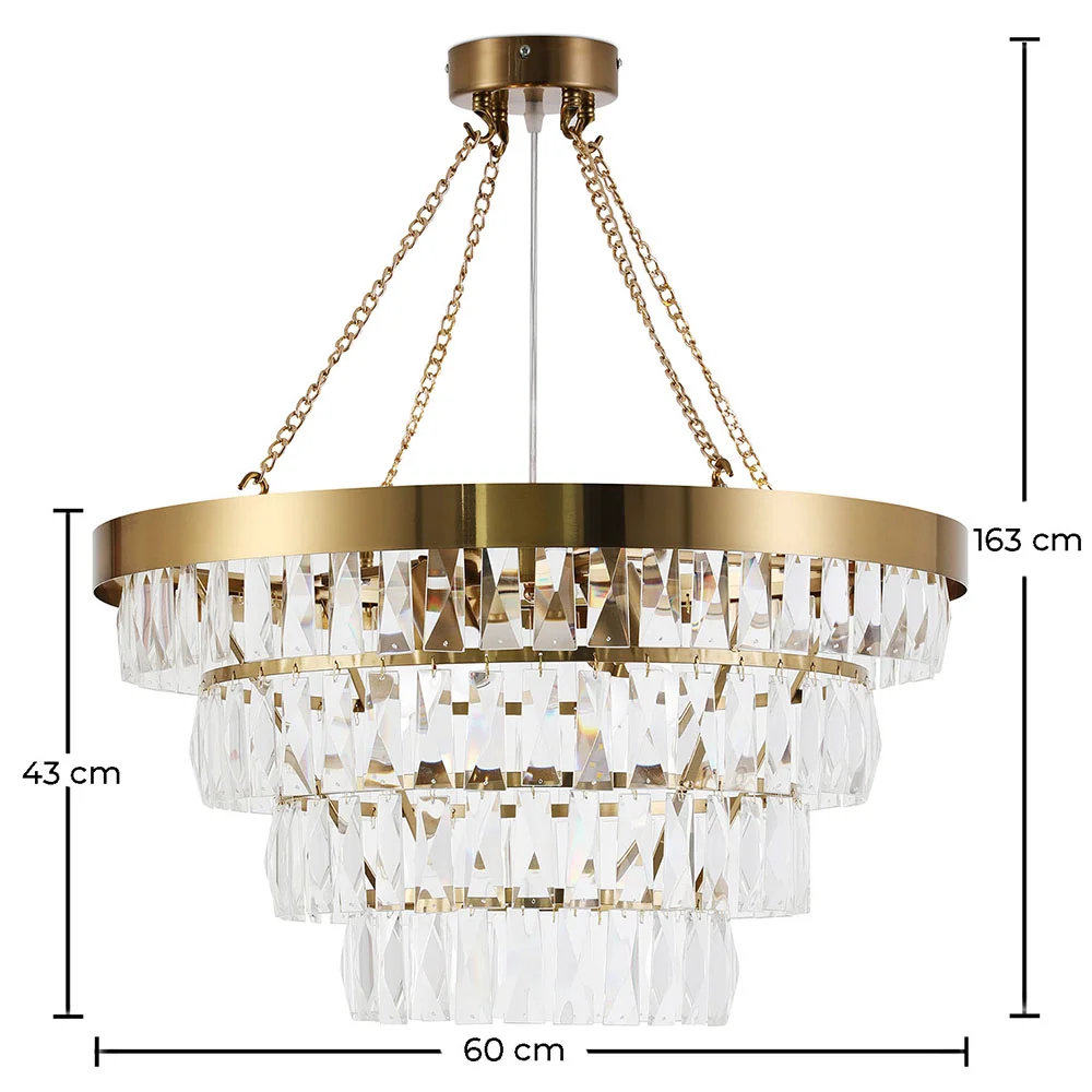 Kristall-Deckenlampe - Kronleuchter Pendelleuchte - Loraine image 10