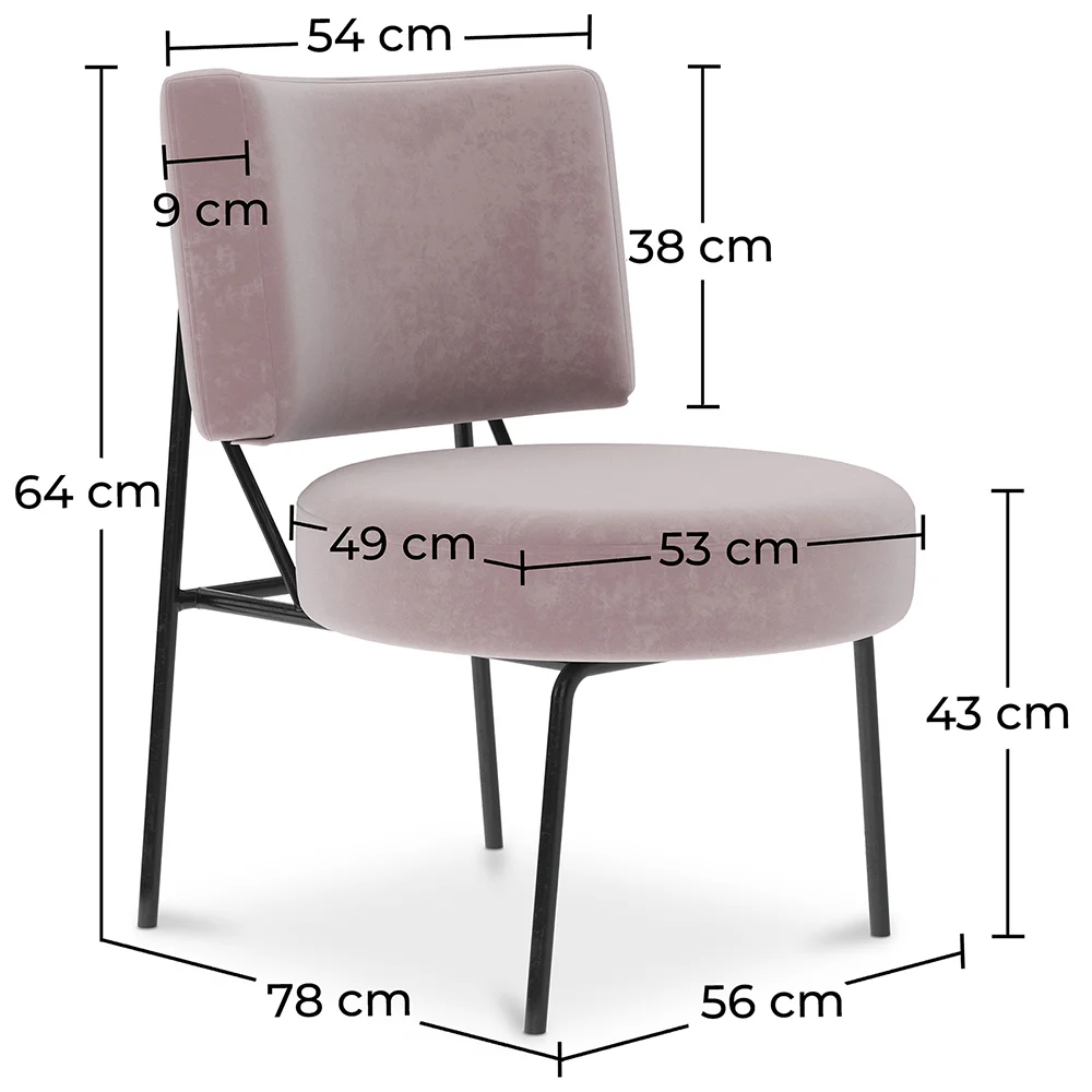 Samt gepolsterter Sessel - Jerna image 10