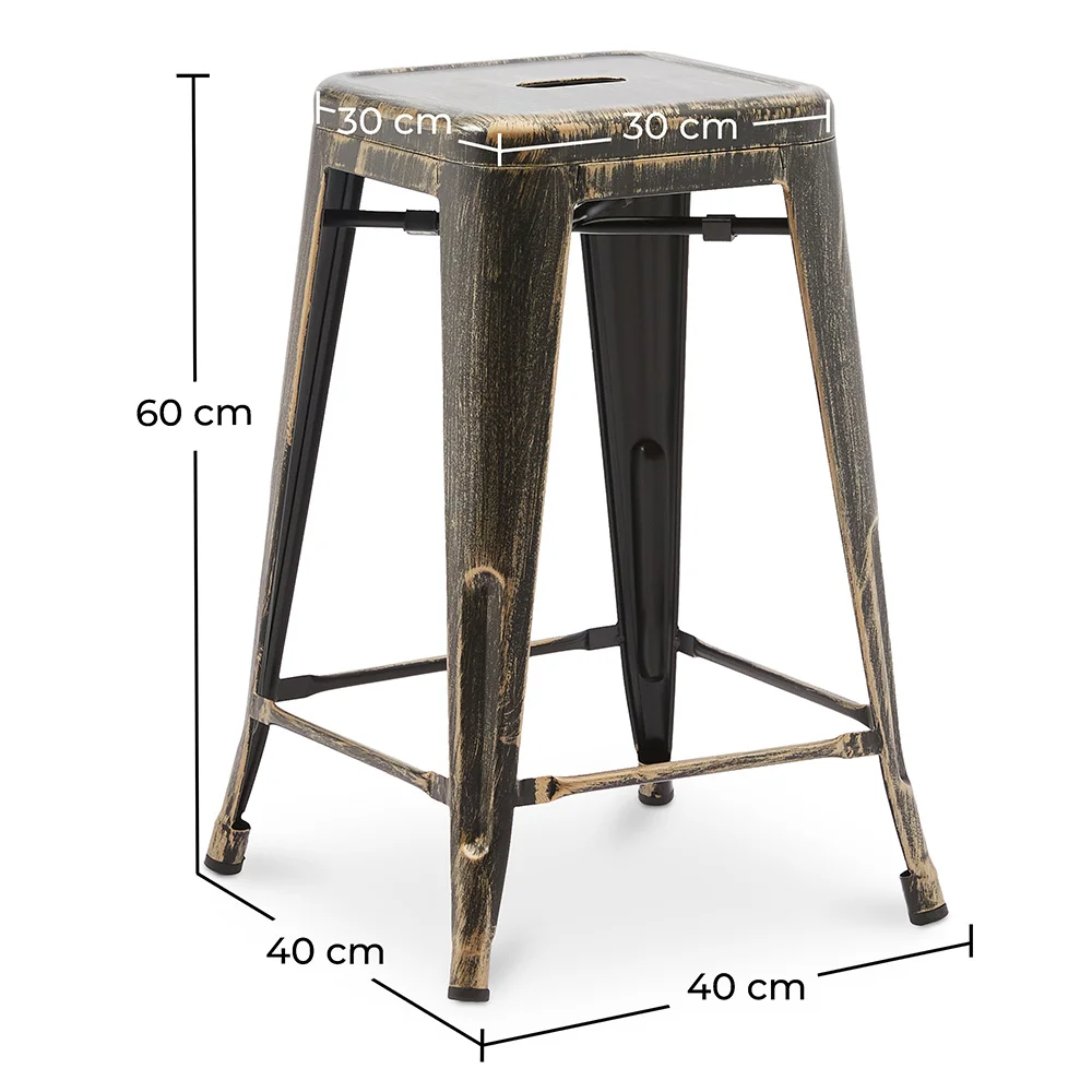 Barhocker - Industriedesign - 60cm - Neuauflage - Stylix image 10