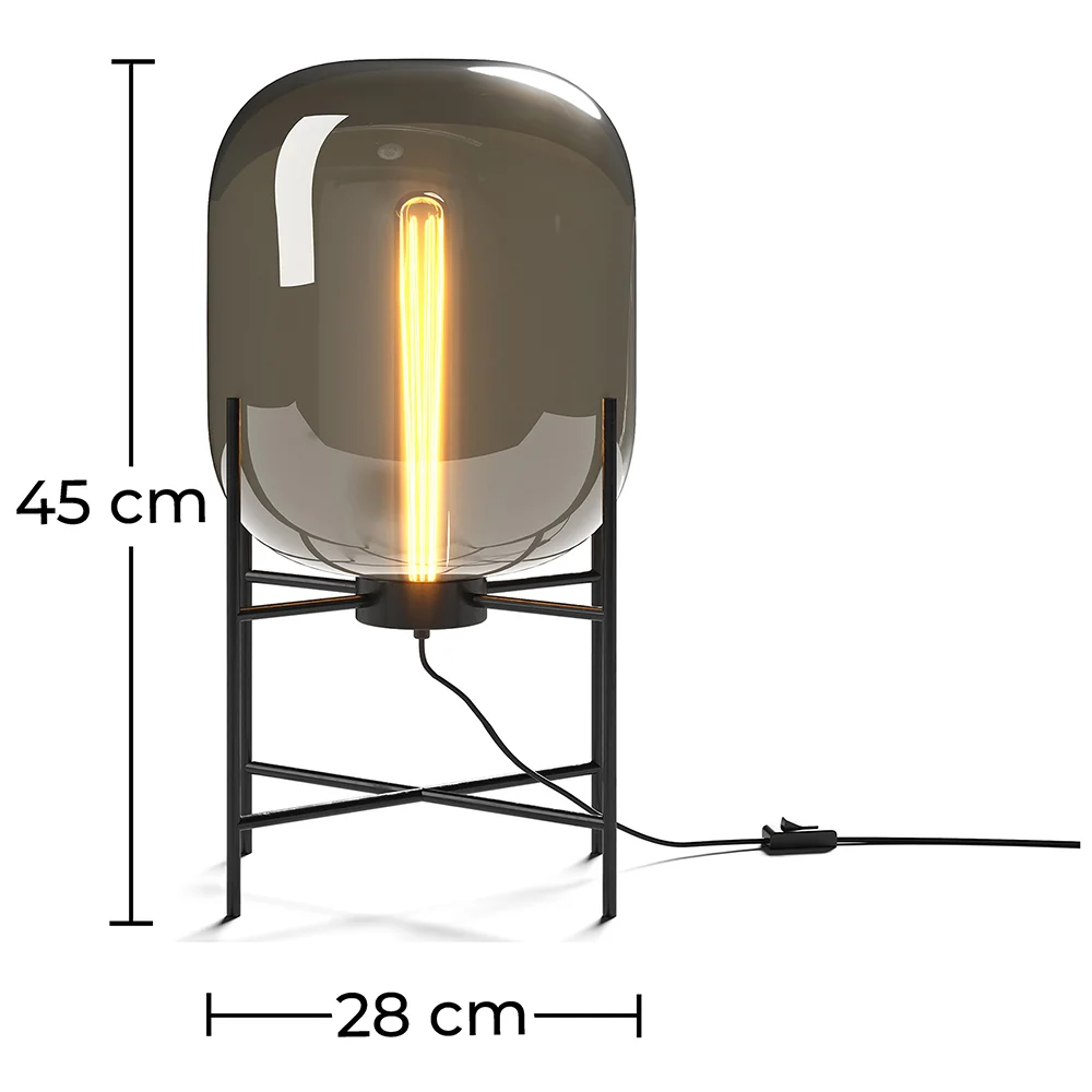 Tischlampe - Designer-Wohnzimmerlampe - Grau image 10