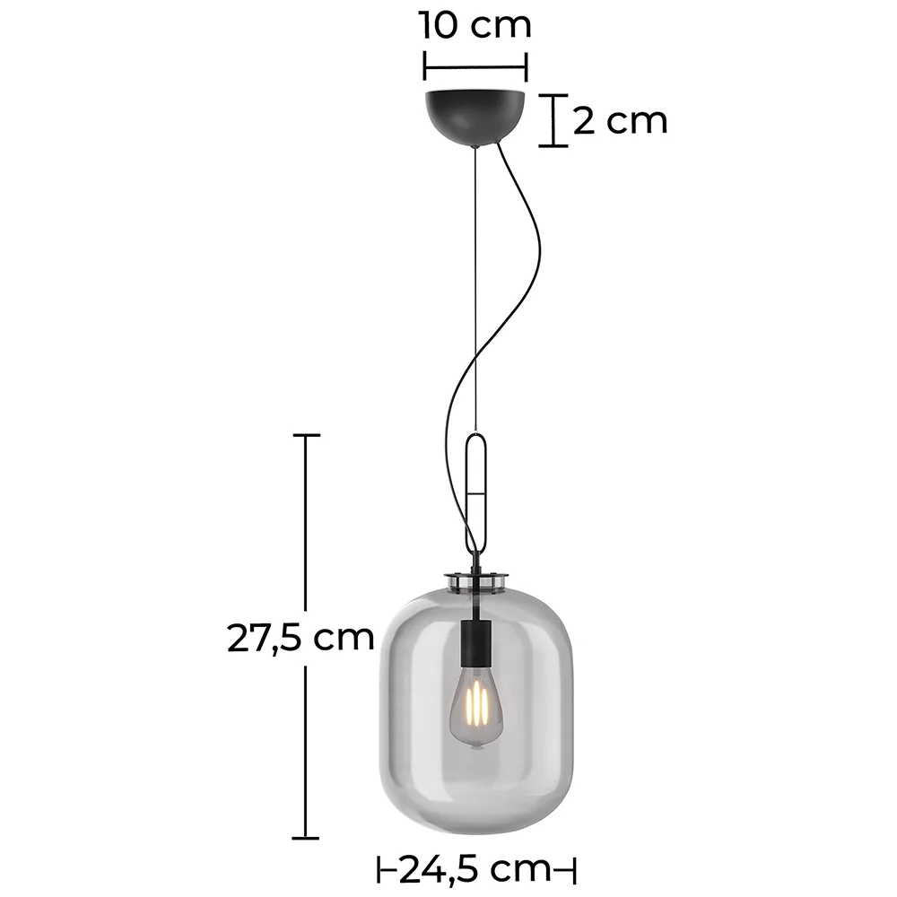 Kronleuchter - Designer-Pendelleuchte - Grau image 10