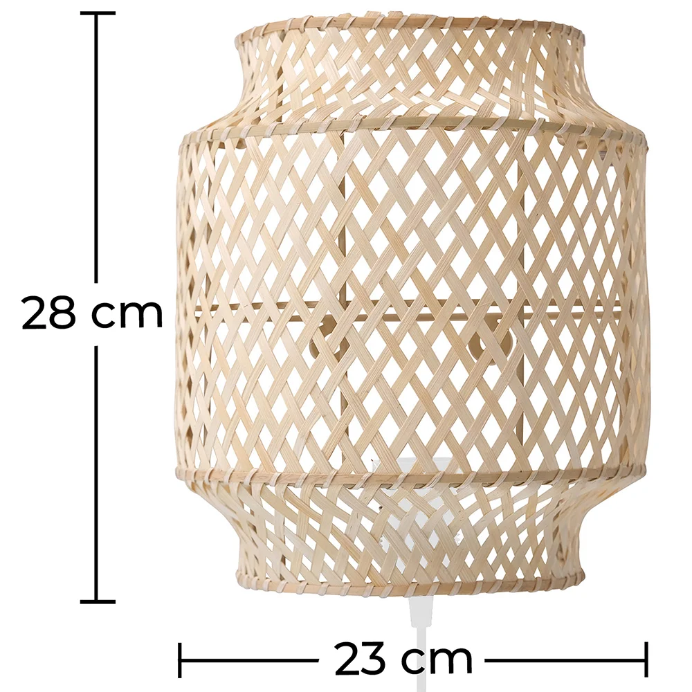 Wandleuchte - Boho Bali Bambus-Design - Hya image 10