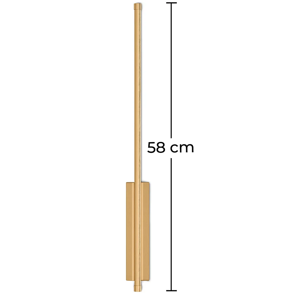 Wandleuchte – LED mit goldfarbenen Metall – Lubi image 10