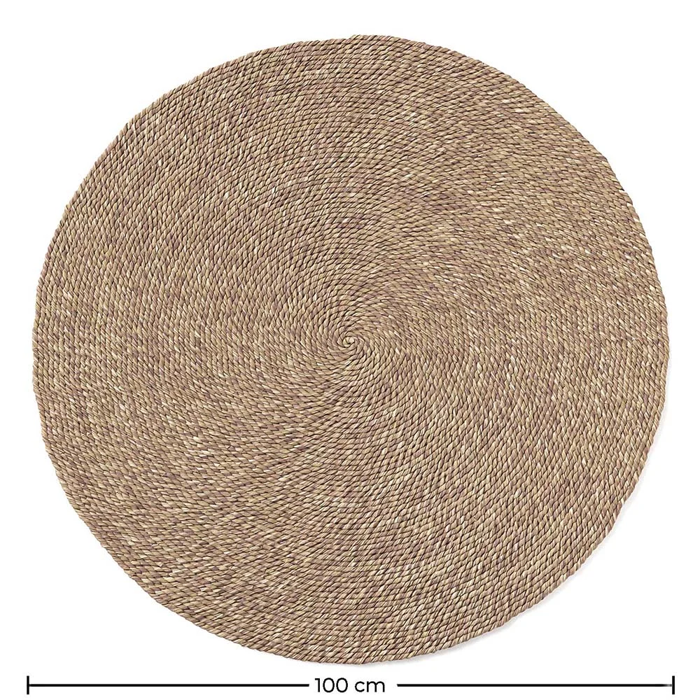 Runder Jute-Teppich - Boho Bali - 100 CM - Yuri image 10