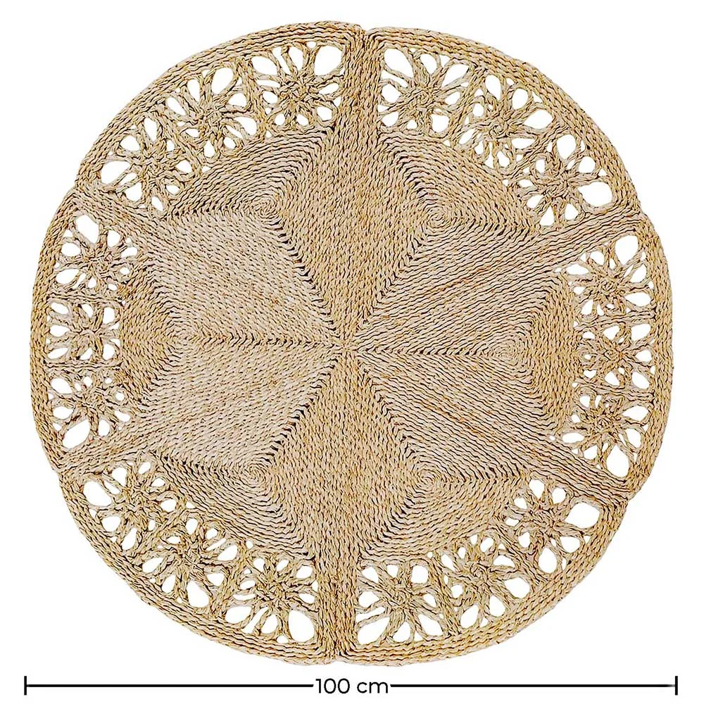 Runder Jute-Teppich - Boho Bali - 100 CM - Bilú image 10