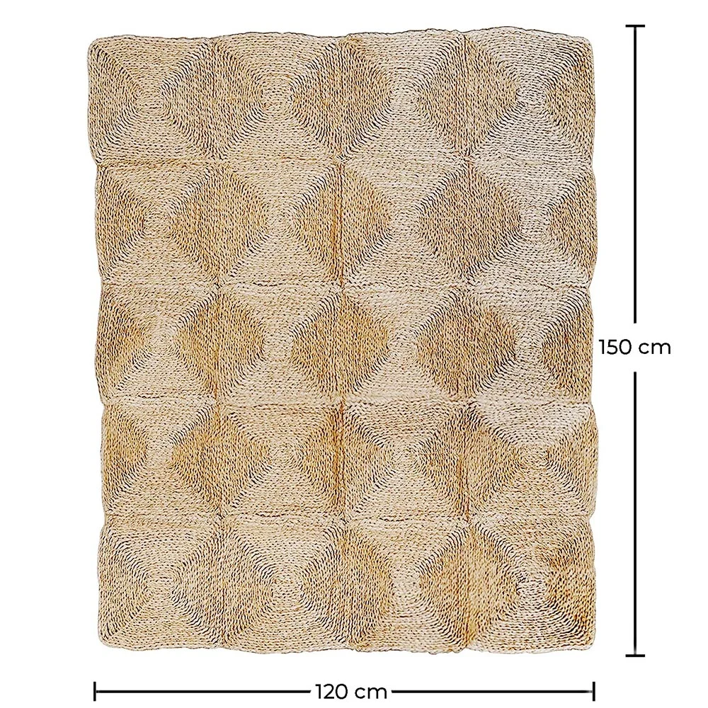 Rechteckiger Jute-Teppich - Boho Bali - 120x150 CM - Lubya image 10