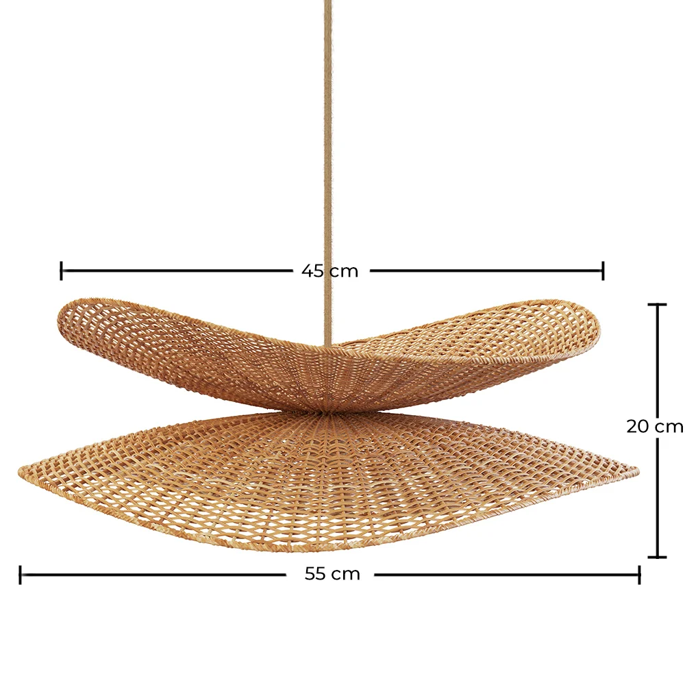 Hängelampe aus Rattan - Boho Bali - Buju image 10