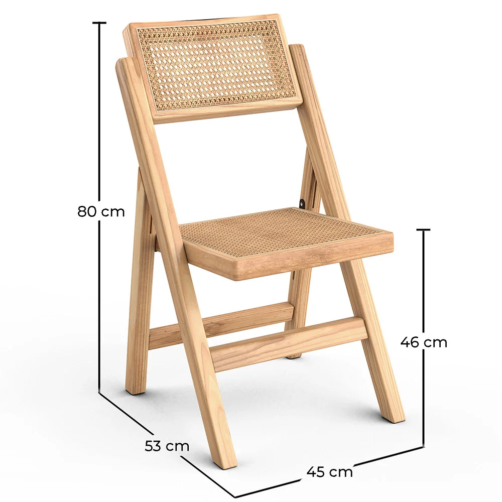 2 Pack Esszimmerstuhl aus Canage-Rattan und Holz - Umbra image 10