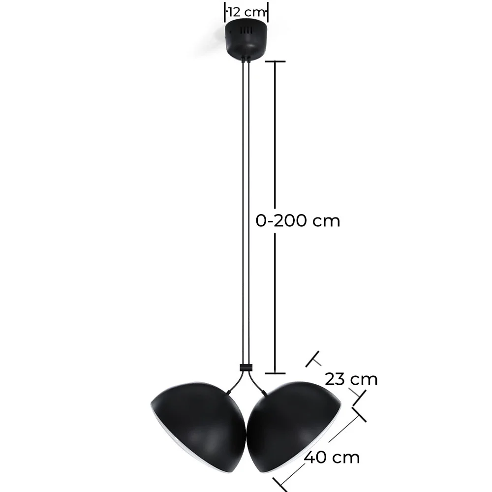 Hängelampe - 2 LED-Spots - Dual image 10