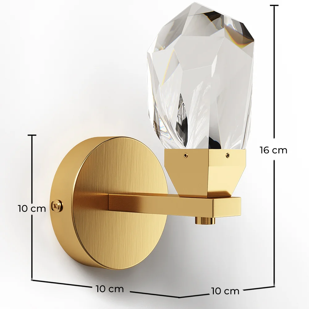 Goldene Wandleuchte - Luxe image 10