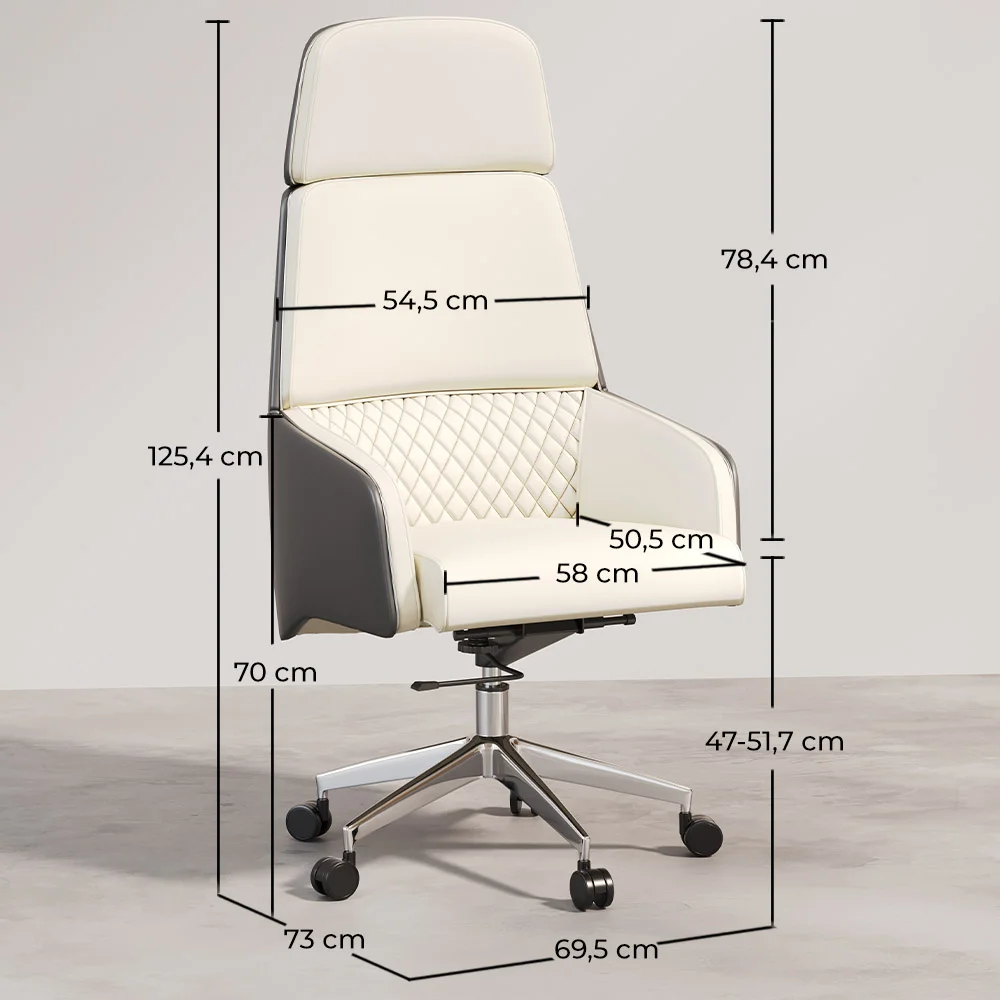 Ergonomischer Bürostuhl mit Rollen und Armlehnen - Series image 10