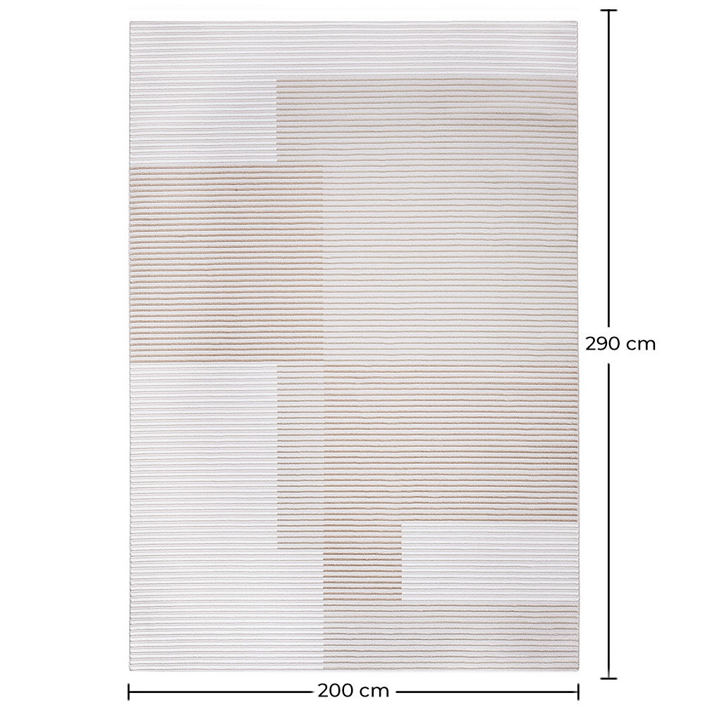 Großer Teppich im Zeitgenössischen Modernen Design - Beige (290x200 cm) - Xasa image 10