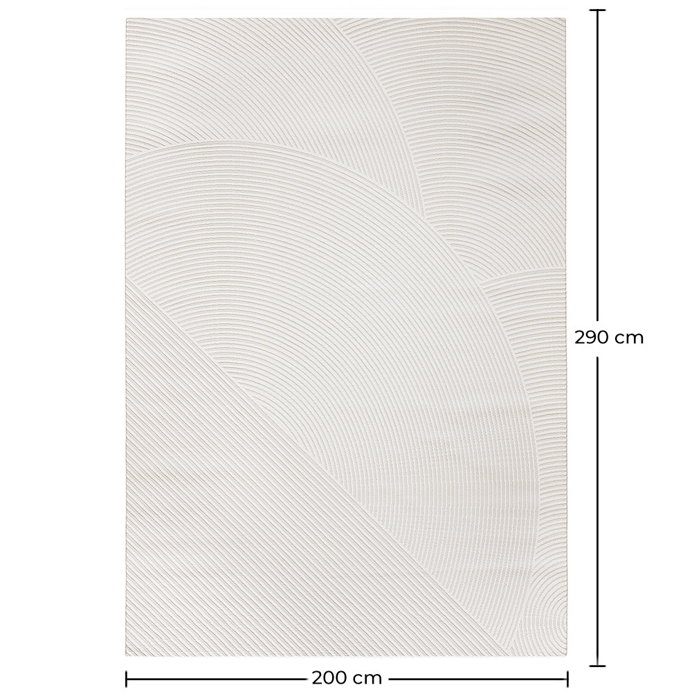 Großer Teppich im Zeitgenössischen Modernen Design - Beige (290x200 cm) - Amara image 10