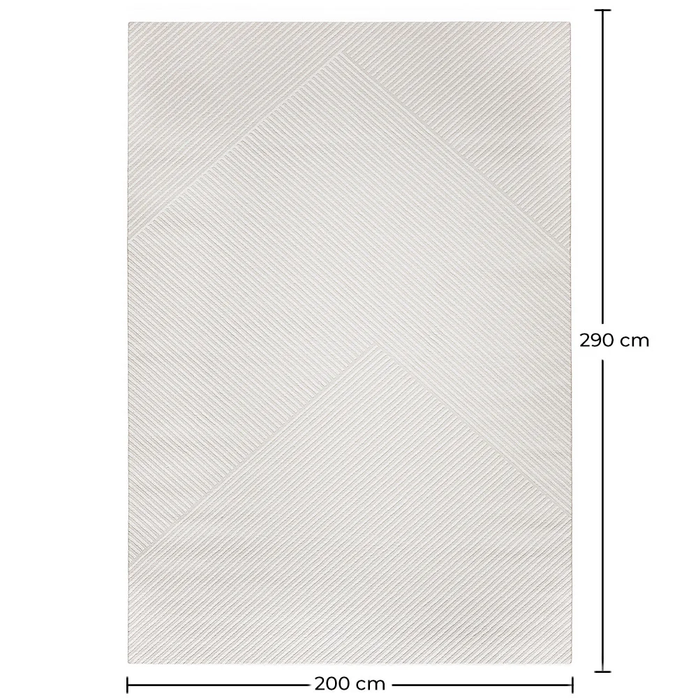 Großer Teppich im Zeitgenössischen Modernen Design - Beige (290x200 cm) - Xesta image 10