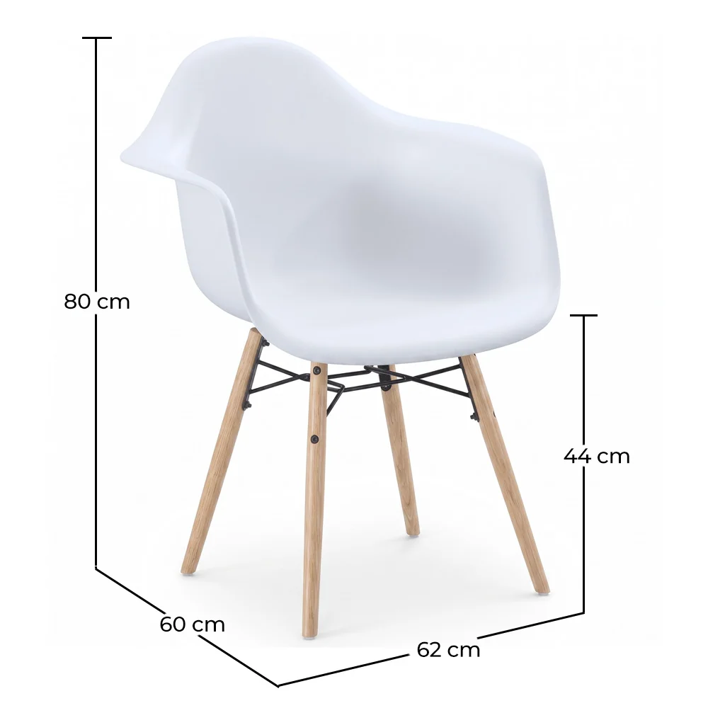 Esszimmerstuhl im Skandinavischen Design - Holzbeine - Nordika image 10
