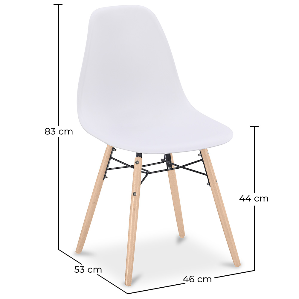 Esszimmerstuhl - Skandinavisches Design - Holzbeine - Skögur image 10