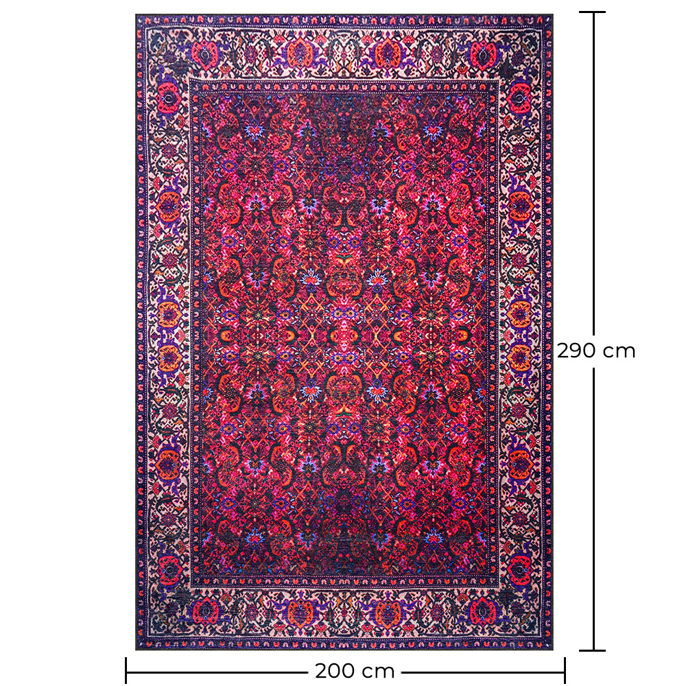 Vintage Orientalischer Teppich - (290x200 cm) - Viridian image 10
