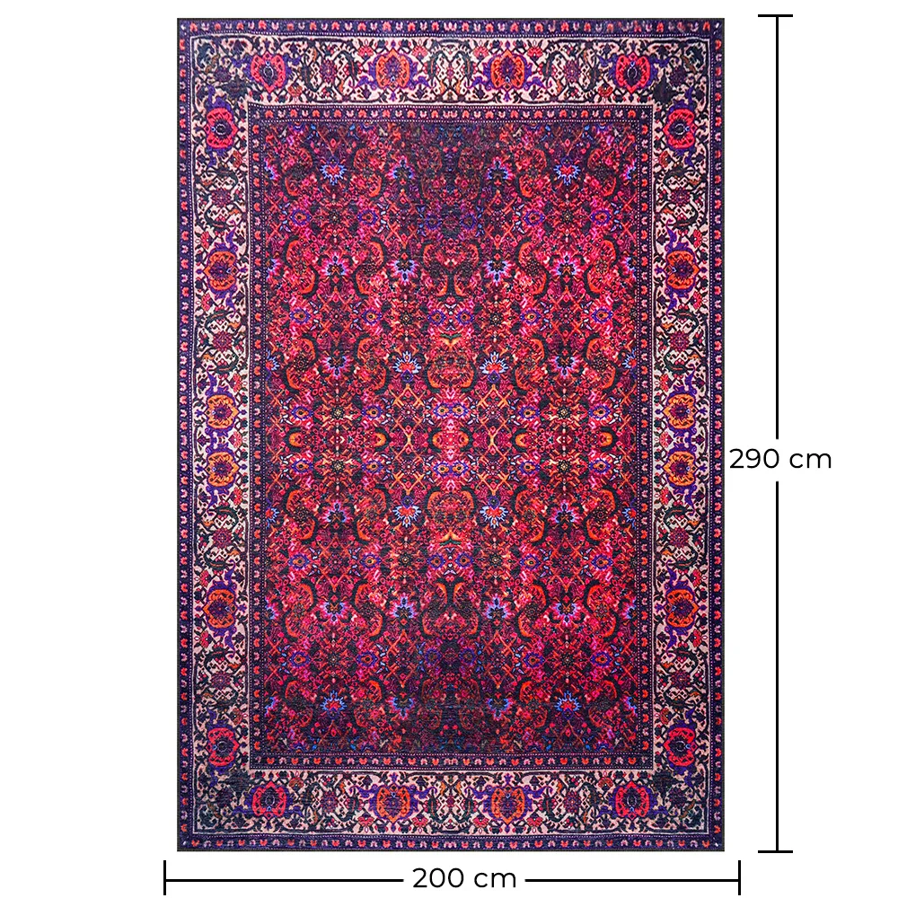 Vintage Orientalischer Teppich - (290x200 cm) - Viridian image 10