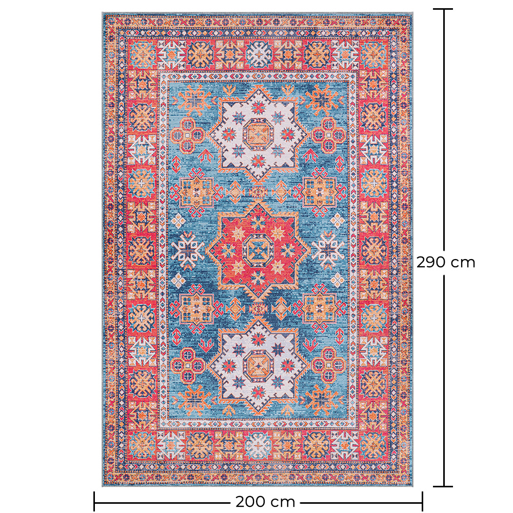 Vintage Orientalischer Teppich - (290x200 cm) - Fauna image 10