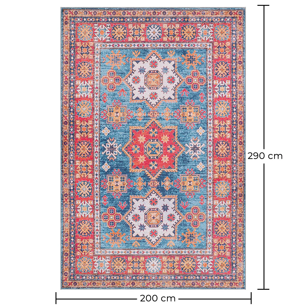 Vintage Orientalischer Teppich - (290x200 cm) - Fauna image 10