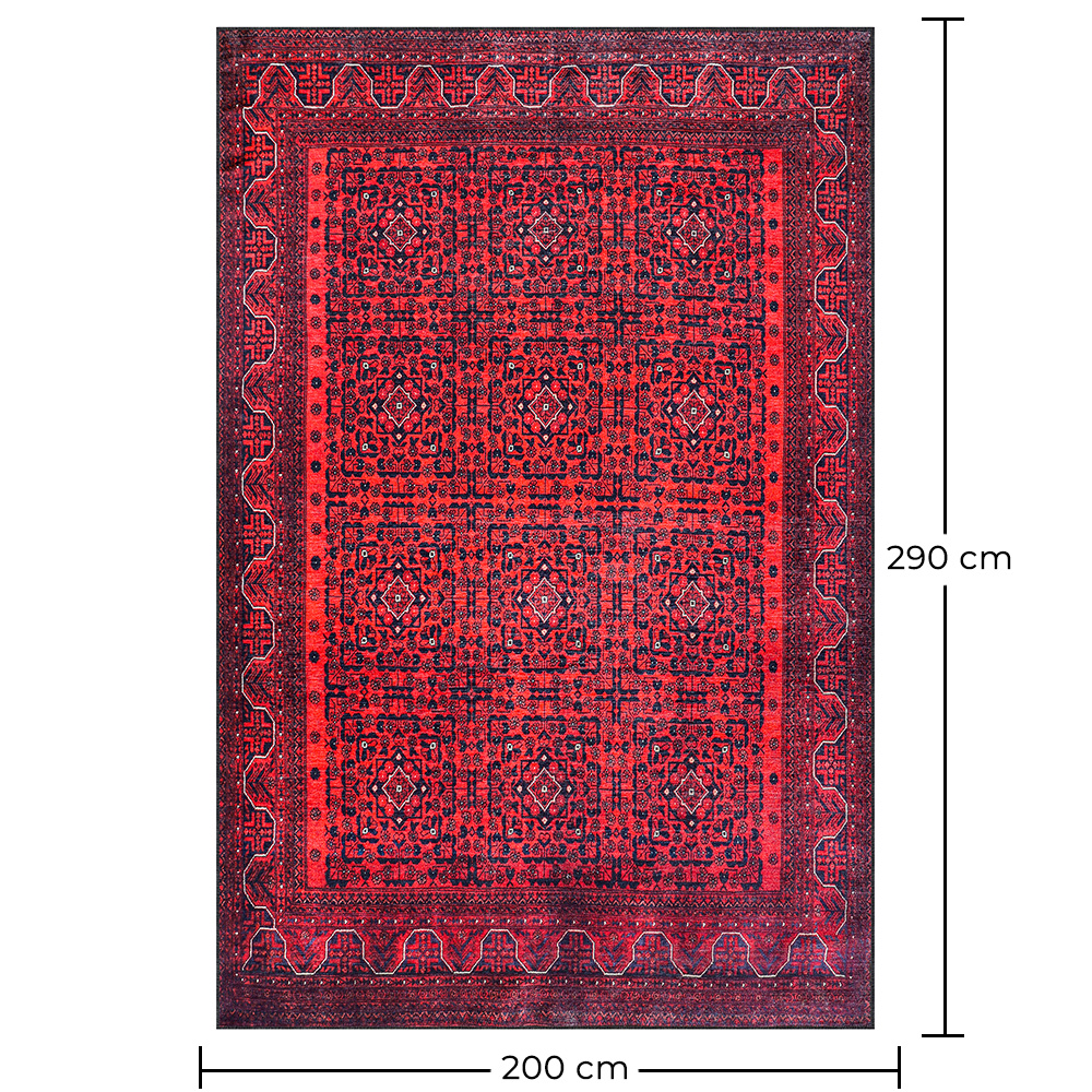 Vintage Orientalischer Teppich - (290x200 cm) - Cinnabar image 10