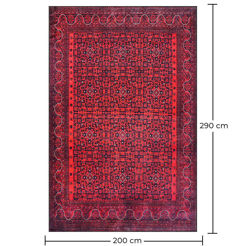 Vintage Orientalischer Teppich - (290x200 cm) - Cinnabar image 10