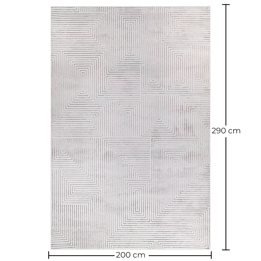 Großer Teppich im Zeitgenössischen Modernen Design - Beige (290x200 cm) - Marcellum image 10