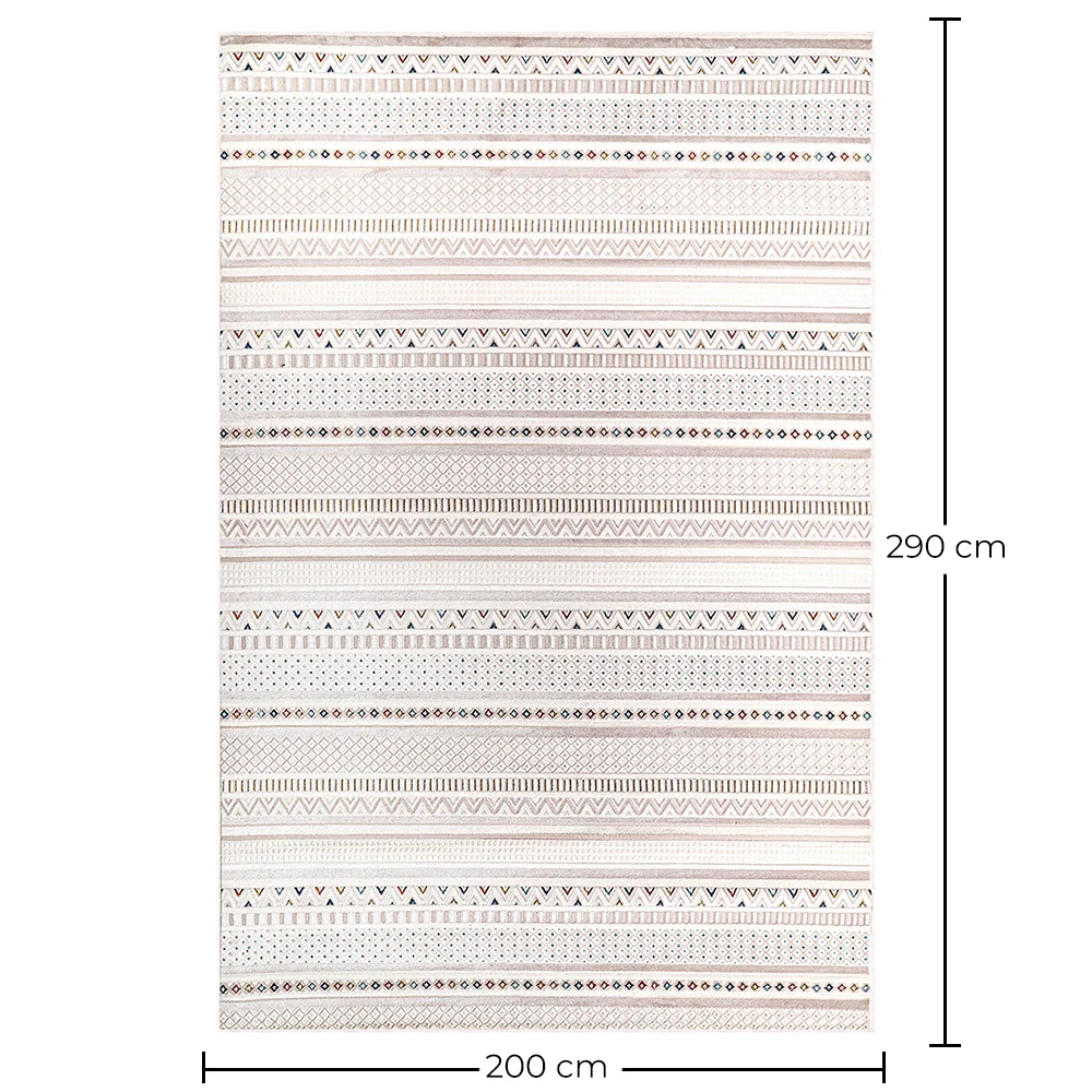 Großer Teppich im Zeitgenössischen Modernen Design - Beige (290x200 cm) - Ferrum image 10