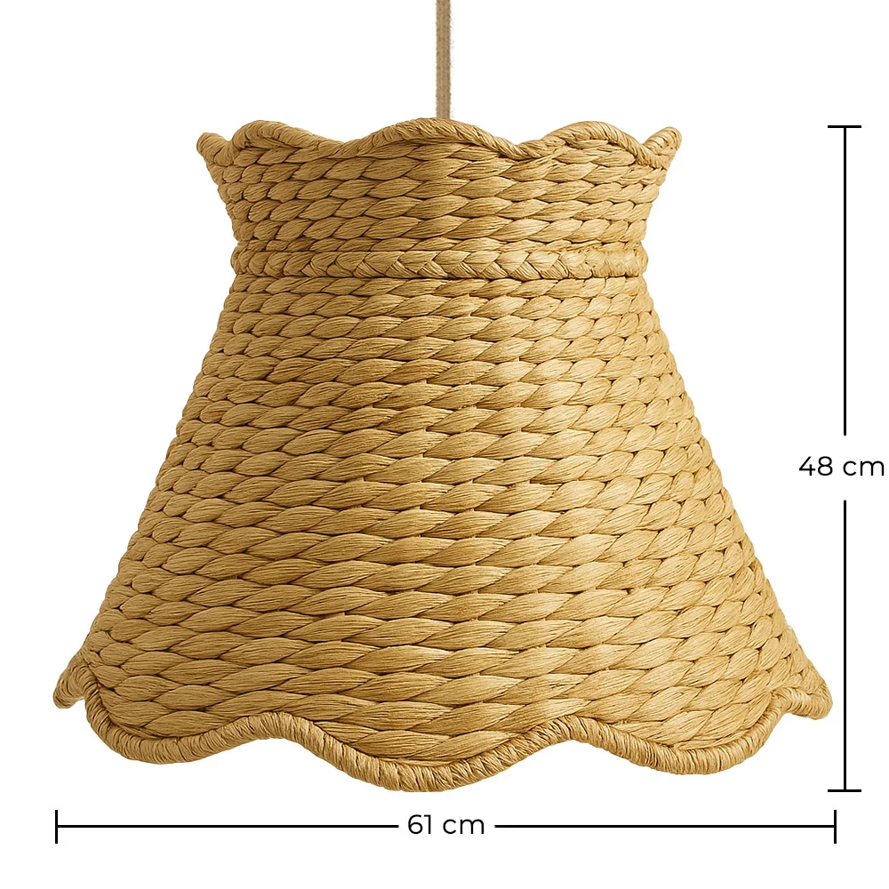 Rattan-Deckenlampe – Natürliche Hängelampe – Tyna image 10