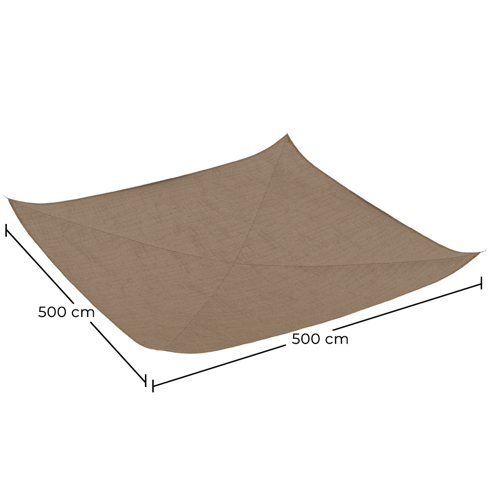 Sonnensegel aus Kokosfaser 5x5M - 100 % Natürliches Schattentuch image 10