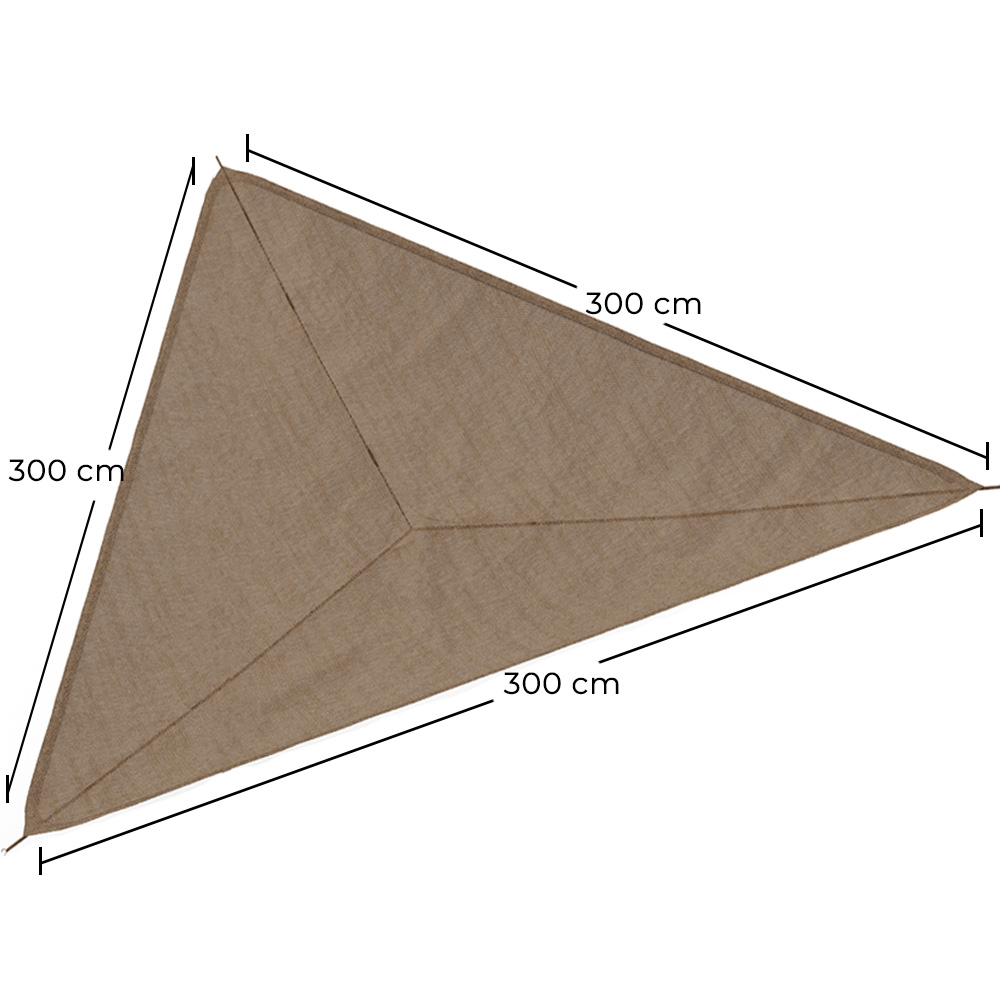Sonnensegel aus Kokosfaser 3x3x3M - 100 % Natürliches Schattentuch image 10